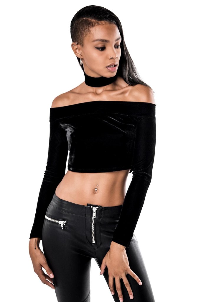 Killstar Rita Rite Goth Velvet Burnout Strappy Laced Corset Top Shirt ( Medium) Black at  Women's Clothing store