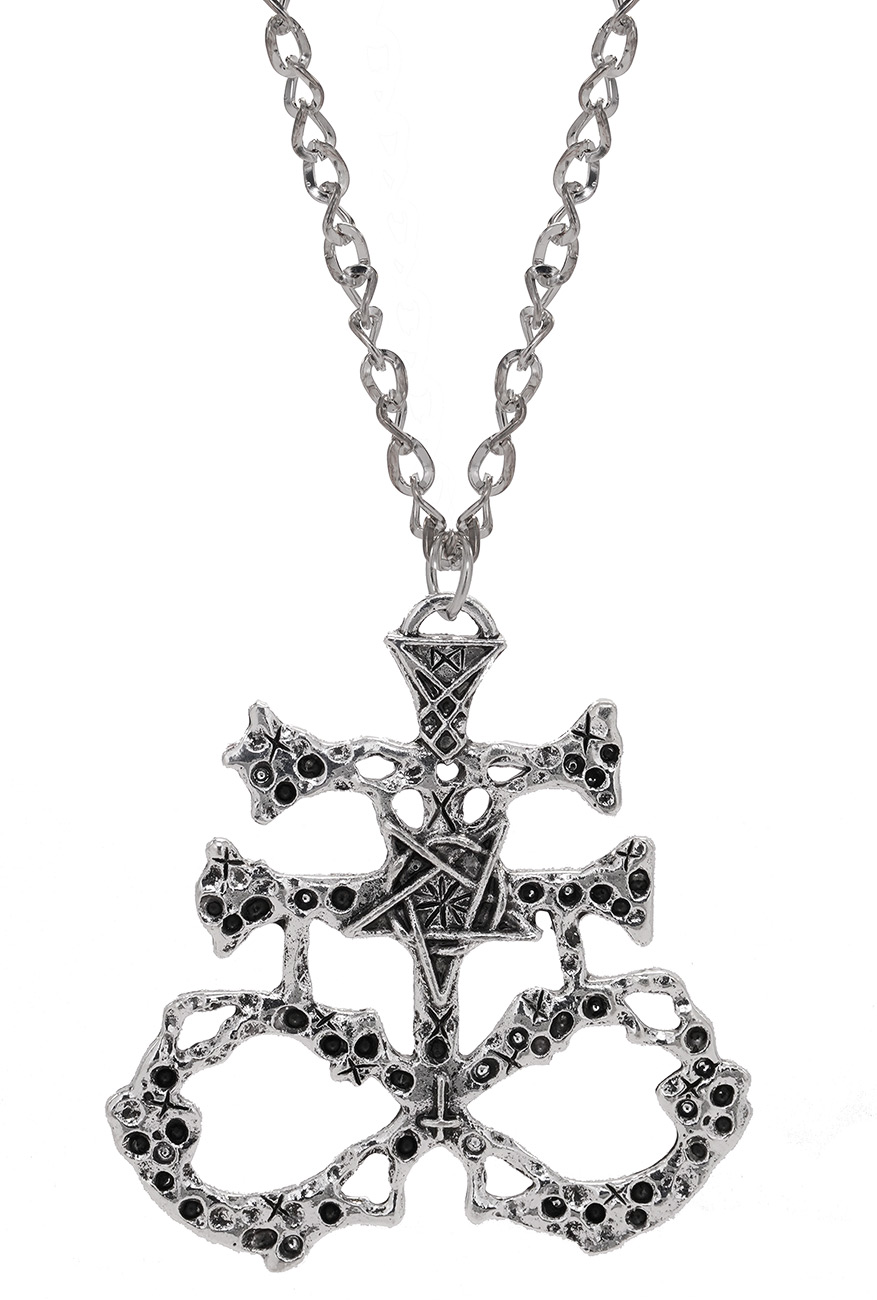 satanic cross necklace