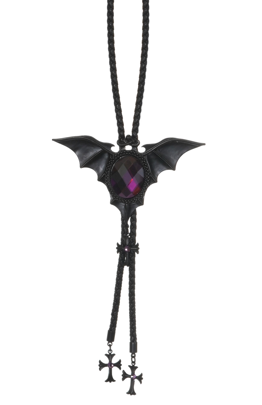 Killstar Beauty in The Dark Bat Wing Crystal Gothic Victorian Choker Necklace