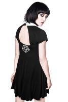 NEW WITCH BAD HABITS DRESS Bad Habits Dress with neckline, backless and white collar, KILLSTAR, nugoth