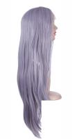 NEW WITCH Long straight light purple lace front wig 60cm, cosplay fashion