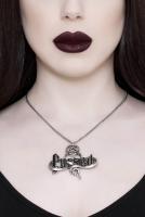 NEW WITCH Cursed Necklace Collier Cursed argent serpent et pentacle, KILLSTAR, gothique streetlife