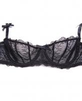 NEW WITCH Ensemble lingerie fine 5pcs noire  dentelle transparente, sous-vtement sexy