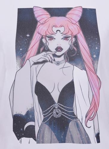 Chibiusa elegant witch version, white short-sleeved t-shirt, manga anime 1