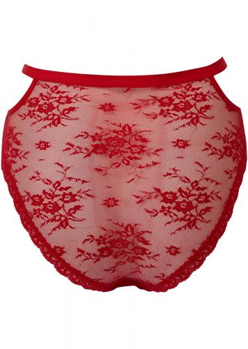 Sheer Evil red Lace Panty, KILLSTAR lingerie sexy goth rock 1